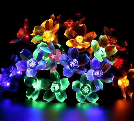 Новогодняя гирлянда Sirius PL 2911MC-FL20A, цветочная