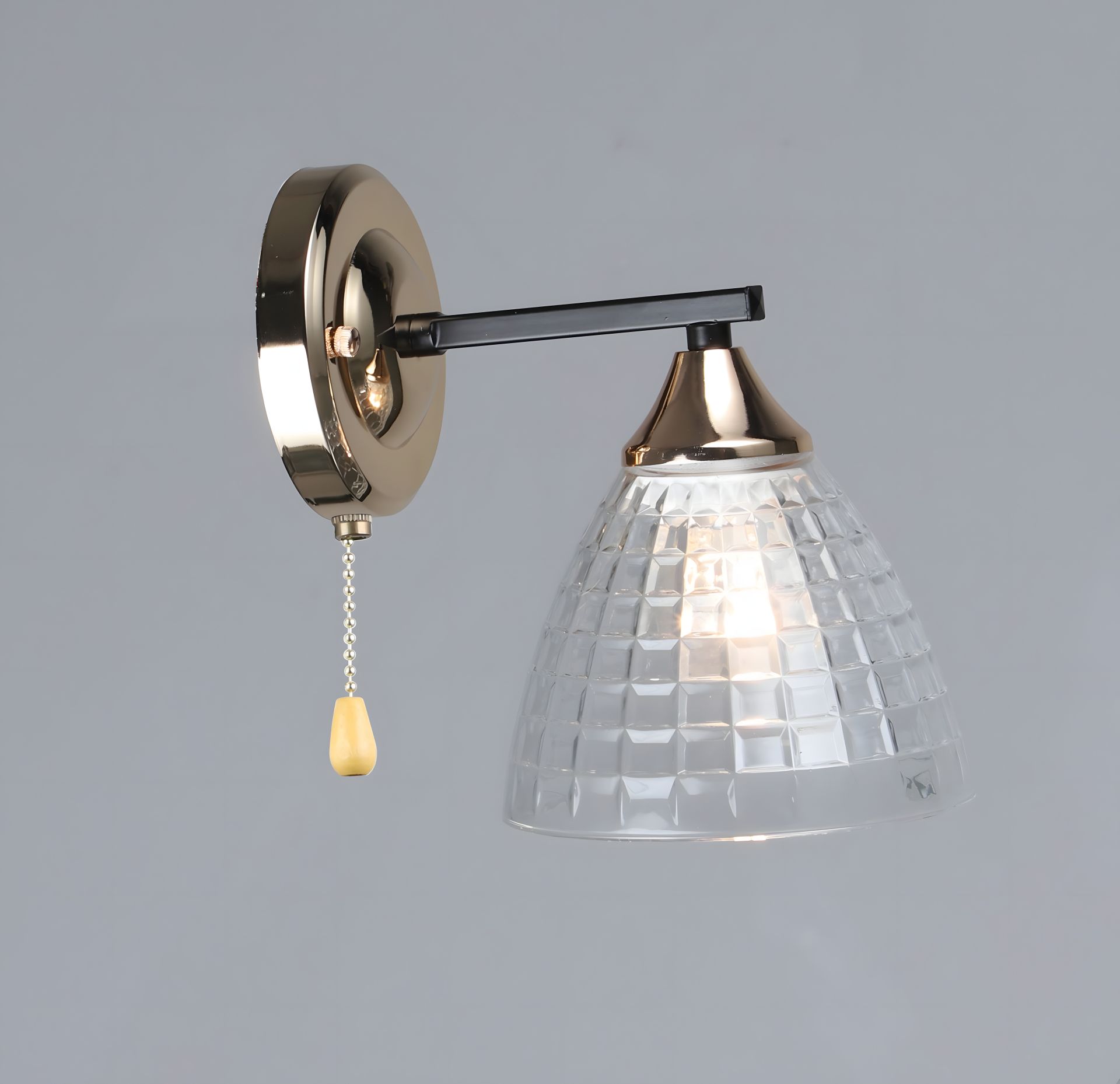 Настінне бра B K2284/1W CH+BK Настінне бра B K2284/1W CH+BK