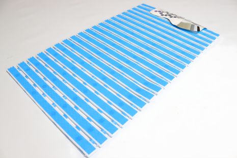 Протиковзкий душовий килимок на присосках 68*40 см 1706/blue