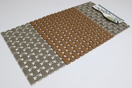 Анти -скользящий коврик для душевого поддона на присосах 68*40 см 1808/коричневый Анти -скользящий коврик для душевого поддона на присосах 68*40 см 1808/коричневый