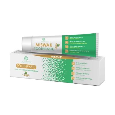 Зубная паста с экстрактом мисвака LIVESTA, 170 г