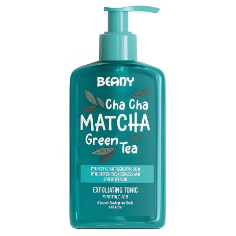 Тонер-эксфолиант "Матча" с гликолевой кислотой 5% Beany, 225 мл Тонер-эксфолиант "Матча" с гликолевой кислотой 5% Beany, 225 мл