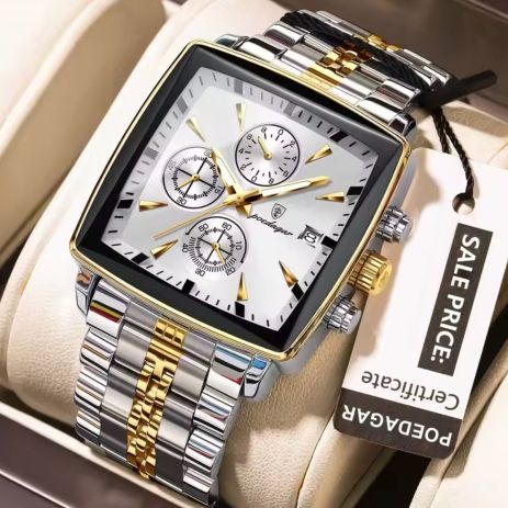Мужские часы Poedagar Parus Silver 2040