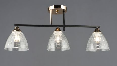 Плафонна люстра B A4425/3 AB+BK Плафонна люстра B A4425/3 AB+BK