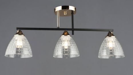 Плафонна люстра B A4425/3 AB+BK Плафонна люстра B A4425/3 AB+BK