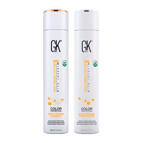 Набір GKhair Global Keratin Moisturizing зволожуючі шампунь та кондиціонер 300 + 300 мл Набір GKhair Global Keratin Moisturizing зволожуючі шампунь та кондиціонер 300 + 300 мл