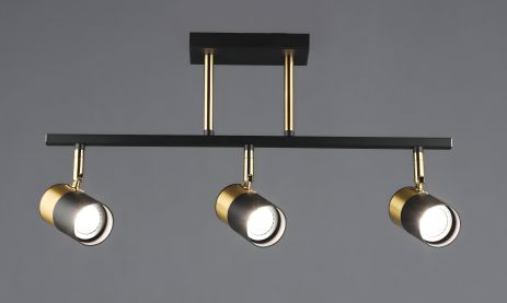 Люстра-спот механізмом поворотним з B N6664/3 BK+COP