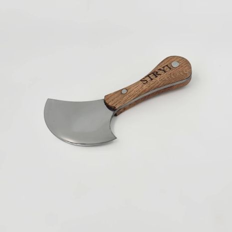 Шерфовальный нож для срезания кожи STRYI Profi 100мм полумесяц, арт. 181014