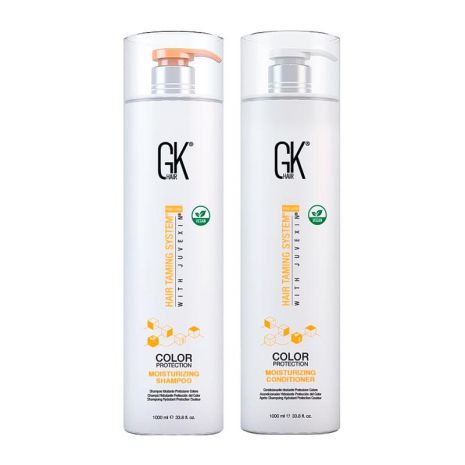 Набір GKhair Global Keratin Moisturizing зволожуючі шампунь та кондиціонер 1000 + 1000 мл Набір GKhair Global Keratin Moisturizing зволожуючі шампунь та кондиціонер 1000 + 1000 мл