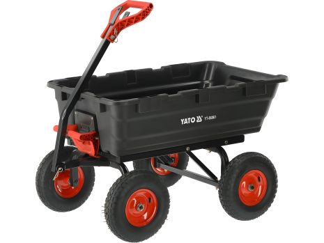 Самоскидний присадибний візок на 4 колесах