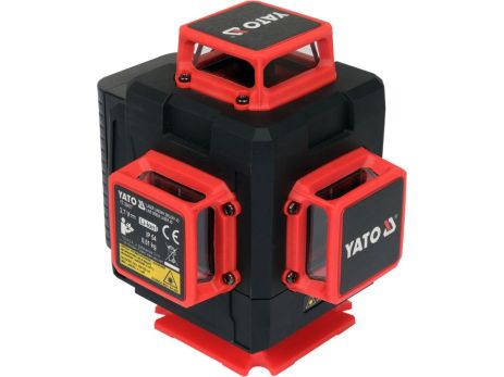 Лазерный уровень на 4-плувшчине зеленый выпускной Yato YT-30417