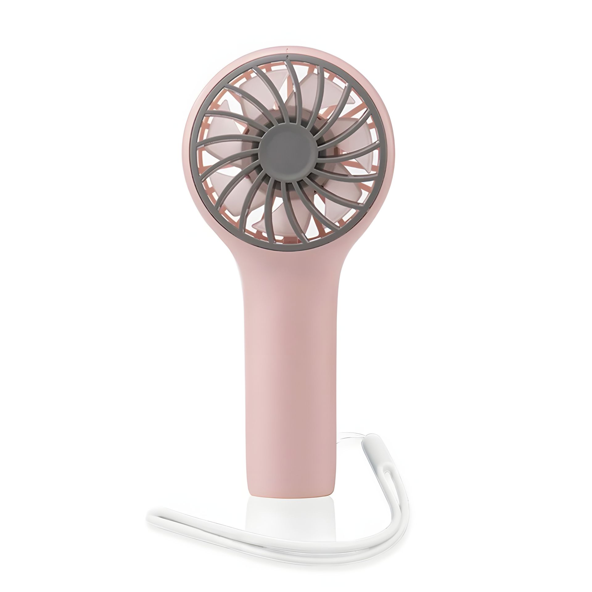 Бездротовий ручний вентилятор GXQC N605, 2.7W, 1200mAh, Pink Бездротовий ручний вентилятор GXQC N605, 2.7W, 1200mAh, Pink