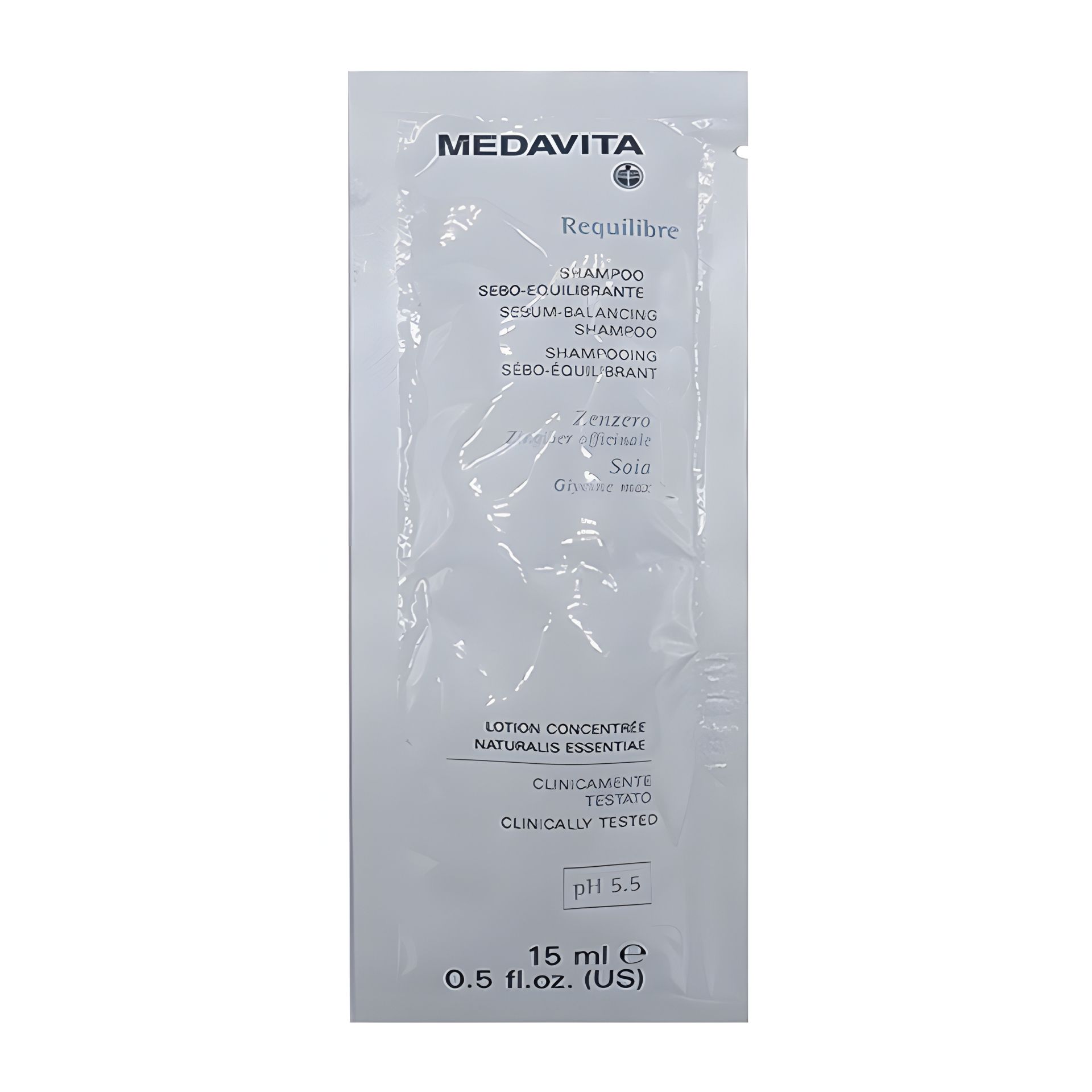 Шампунь Medavita Requilibre для жирной кожи головы, 15 мл Шампунь Medavita Requilibre для жирной кожи головы, 15 мл