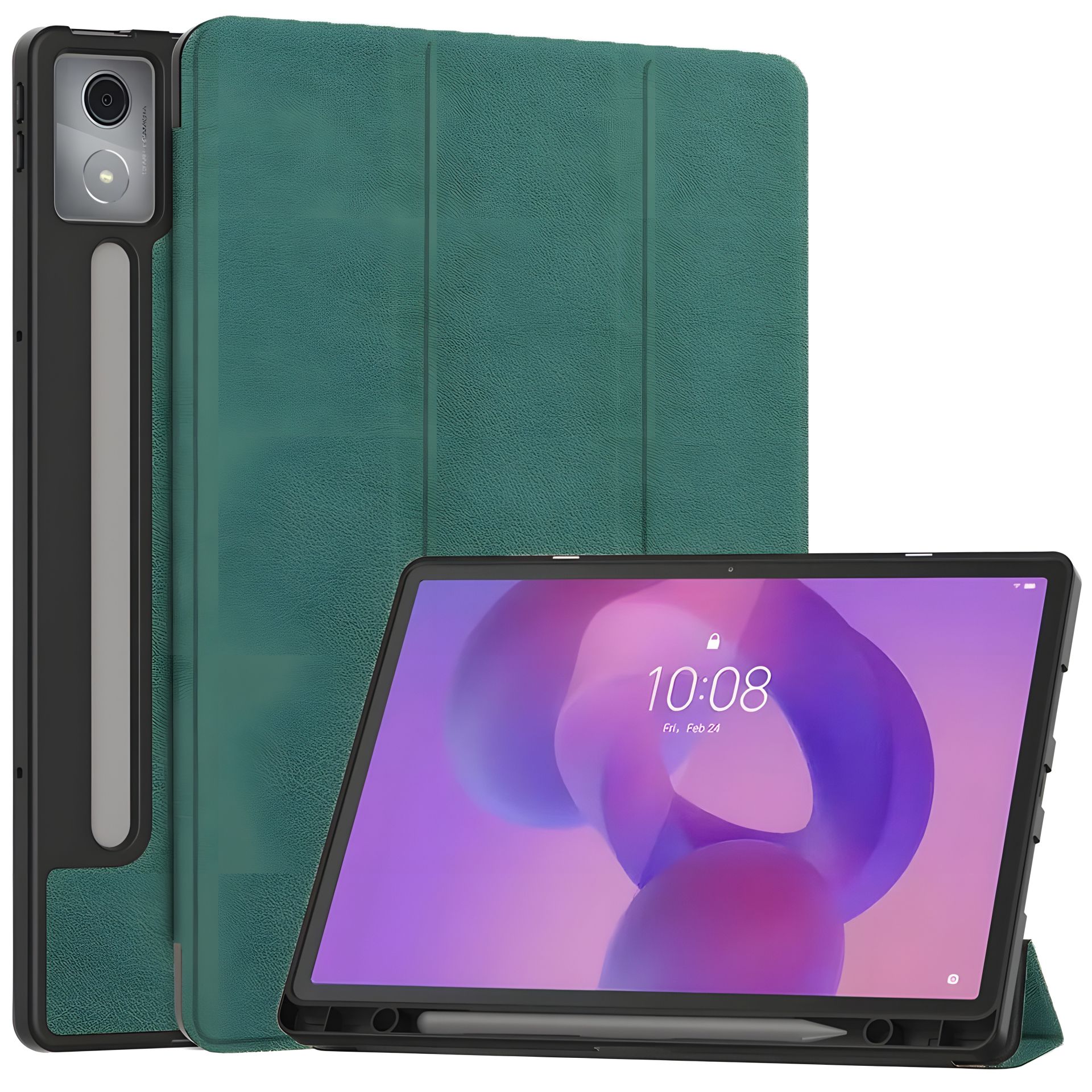 Чохол SlimTPU Active Pen Lenovo Idea Tab Pro 12.7 2025 TB373FU TB375FC Темно-зелений Чохол SlimTPU Active Pen Lenovo Idea Tab Pro 12.7 2025 TB373FU TB375FC Темно-зелений