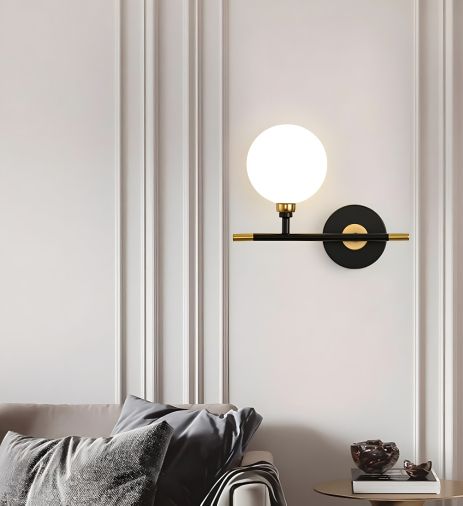 Настенное бра BD605-1 в черном и медном цветах