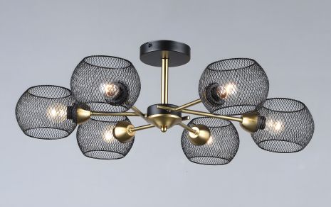 Лофт-люстра B N6565/6 BK+COP