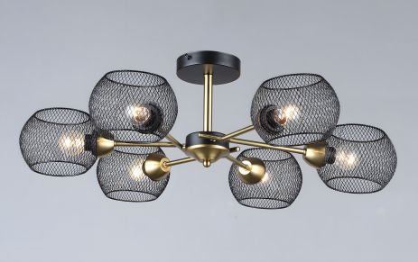 Лофт-люстра B N6565/6 BK+COP Лофт-люстра B N6565/6 BK+COP