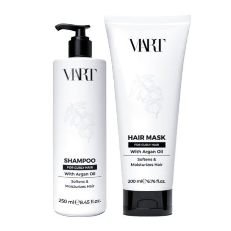 Набір VIART DUO with Argan Oil зволожуючі шампунь і маска для кучерявого волосся, 250+200 мл Набір VIART DUO with Argan Oil зволожуючі шампунь і маска для кучерявого волосся, 250+200 мл