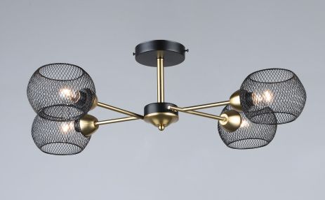 Люстра в стиле лофт B N6565/4 BK+COP Люстра в стиле лофт B N6565/4 BK+COP