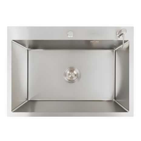 Кухонная мойка VALESO Handmade 70*50 нержавейка (сифон круглый, 3,0/0,8) Кухонная мойка VALESO Handmade 70*50 нержавейка (сифон круглый, 3,0/0,8)