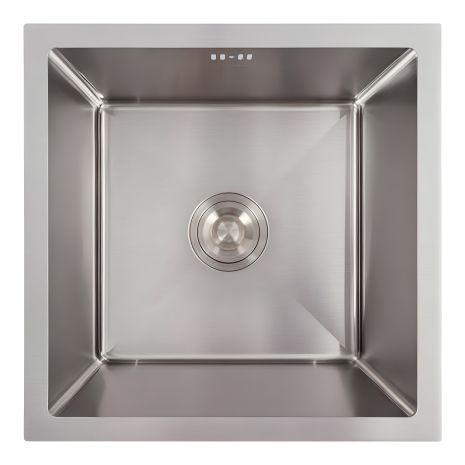 Кухонная мойка из нержавейки СМ 44*44 Valeso Handmade (монтаж под столешницу)