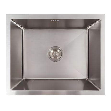 Нержавеющая кухонная мойка СМ 54*44 VALESO Handmade (монтаж под столешницу)