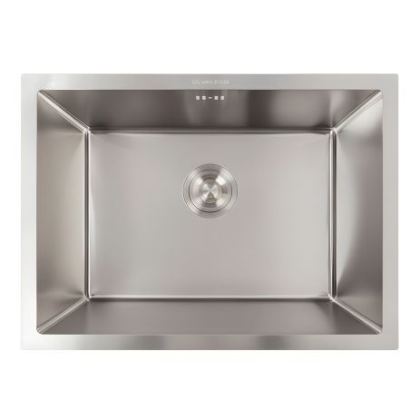 Кухонная мойка из нержавейки 58*43 VALESO Handmade, монтаж под столешницу (3.0/0.8)
