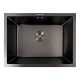Кухонна мийка чорна PVD 58*43 VALESO Handmade монтаж під стільницю (3.0/0.8)
