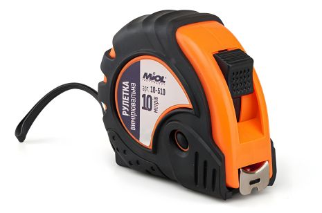 Рулетка Miol с односторонним покрытием, 10 м 10-510