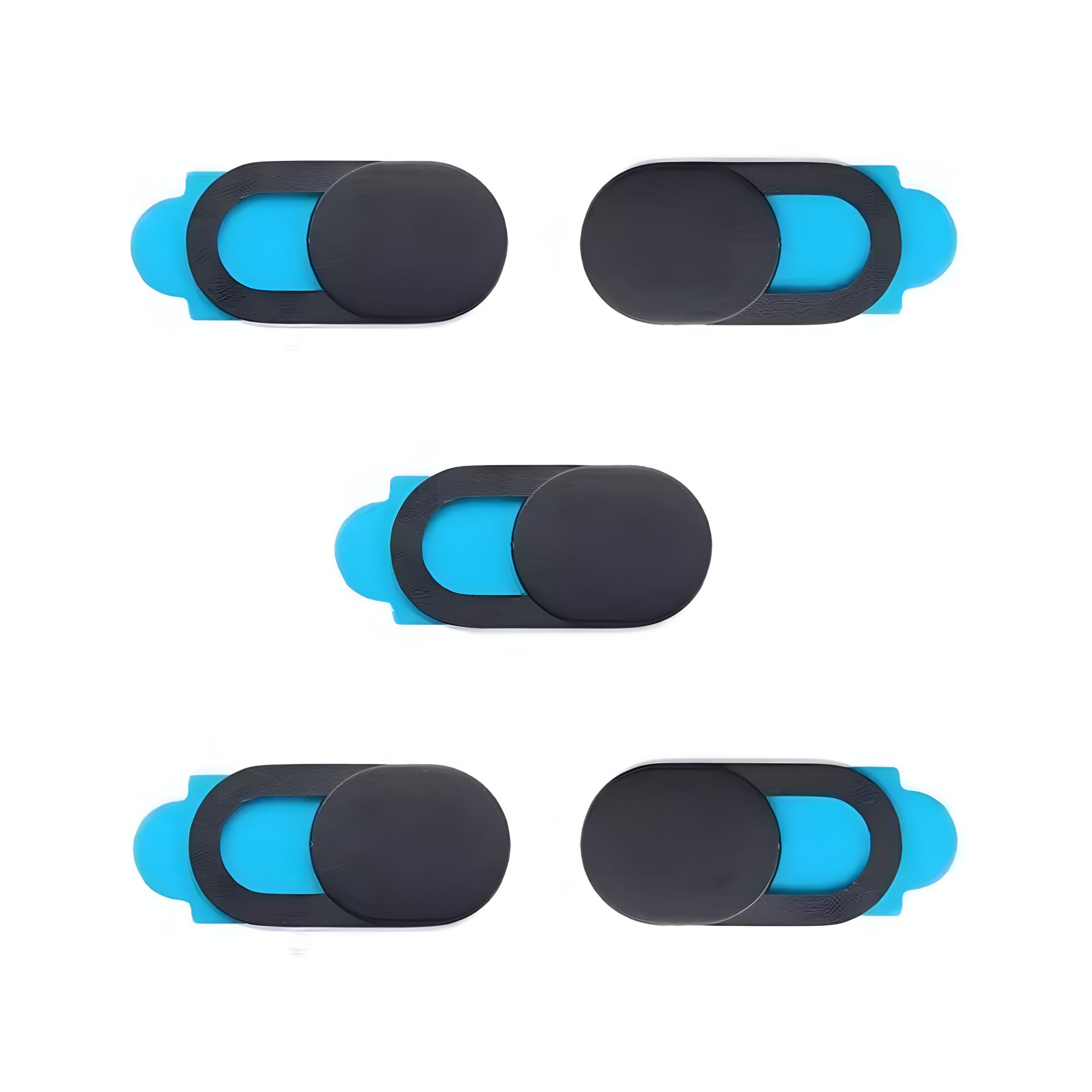 Шторки для веб-камери темно-сірі на скотчі 5шт Шторки для веб-камери темно-сірі на скотчі 5шт