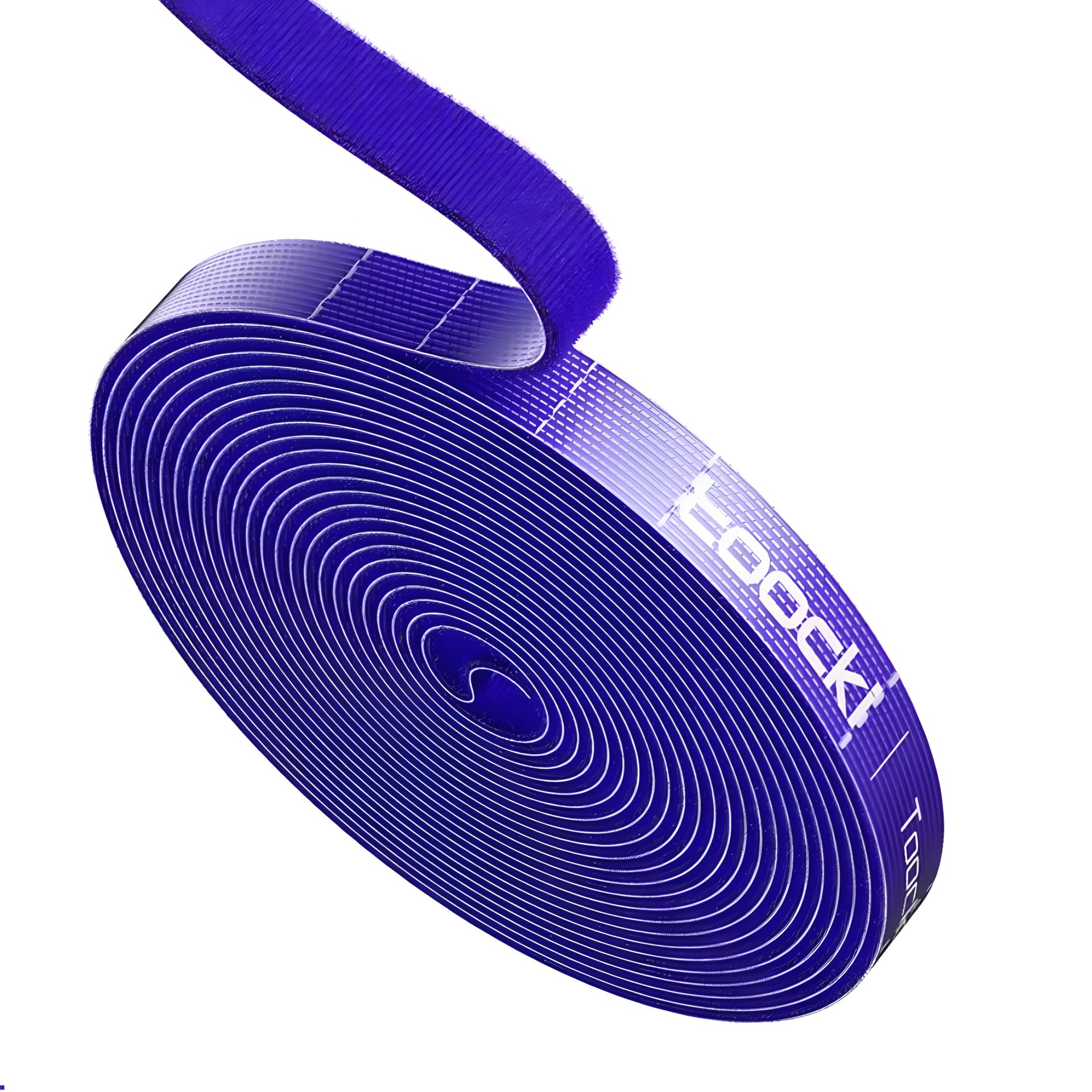 Кабельний органайзер Toocki для стяжки дротів з липучкою, 10 мм x 5 м, Blue Кабельний органайзер Toocki для стяжки дротів з липучкою, 10 мм x 5 м, Blue