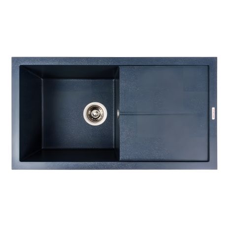 Гранитная мойка для кухни VALESO SOLID 7843 матовая Антрацит