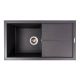 Кухонна гранітна мийка VALESO SOLID 7843, матова Моріон