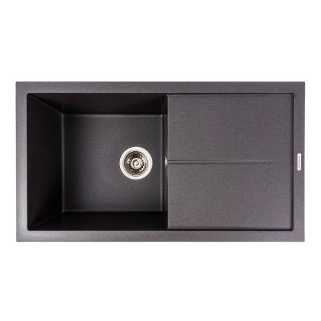 Гранитная мойка для кухни VALESO 7843 SOLID матовый Морион