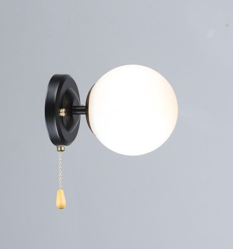 Настінне бра B (N6650/1W) Чорний+Мідь