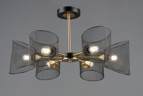 Люстра в стиле лофт B N6685/6 BK+COP