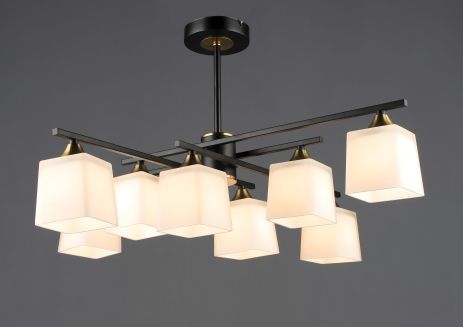 Декоративная люстра B N6668/8 BK+COP