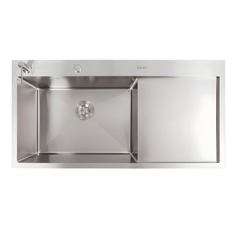 Кухонна мийка з нержавійки CM 100*50 L, VALESO Handmade (3.0/0.8)