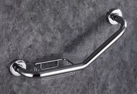 Изогнутый поручень с мыльницей Valeso NES-T447