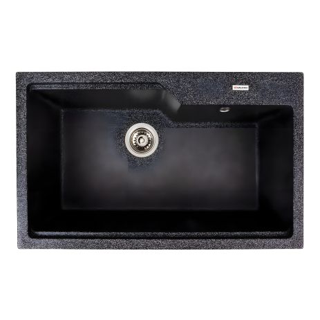 Для кухні гранітна мийка VALESO NIKA 7545 матова Графіт