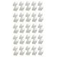 Конектор RJ45 Cat6 прозорий 50шт