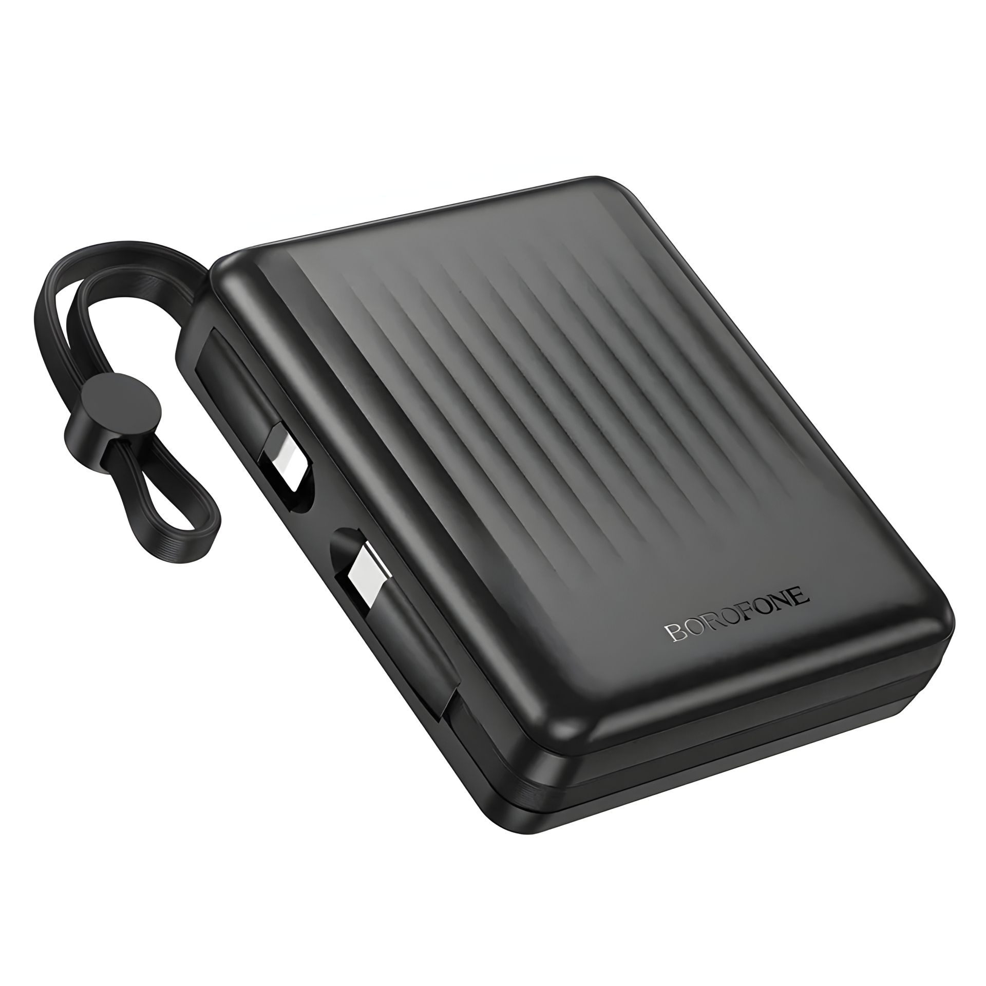 Повербанк BOROFONE BJ70A Vigorous 22.5W, PD20W fully compatible power bank with cable, 15000mAh, Black Повербанк BOROFONE BJ70A Vigorous 22.5W, PD20W fully compatible power bank with cable, 15000mAh, Black