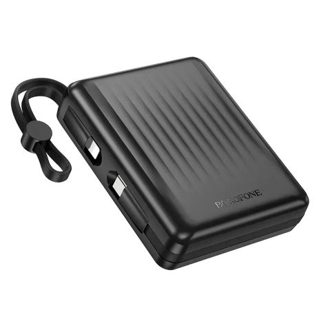 ΠΠΎΠ²Π΅ΡΠ±Π°Π½ΠΊ BOROFONE BJ70A Vigorous 22.5W+PD20W fully compatible power bank with cable(15000mAh) Black ΠΠΎΠ²Π΅ΡΠ±Π°Π½ΠΊ BOROFONE BJ70A Vigorous 22.5W+PD20W fully compatible power bank with cable(15000mAh) Black