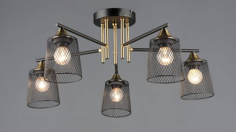 Люстра подвесная B A4437/5 BK+COP