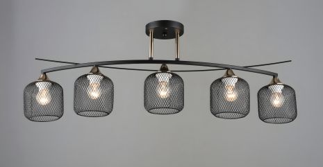 Люстра підвісна B K2257/5 BK+FGD