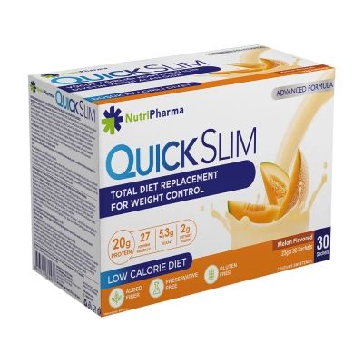 Коктейль Quick Slim "Благоухающая дыня", 30 саше по 23 г