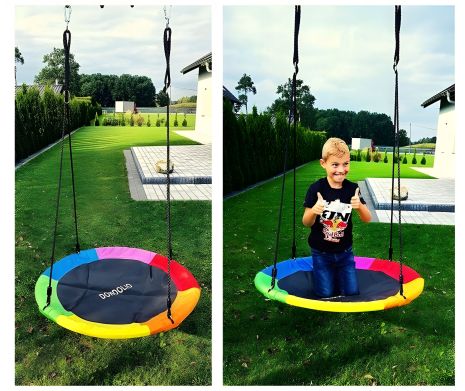 Детская качеля гнездо,садовая качеля NetBud 100см Детская качеля гнездо,садовая качеля NetBud 100см