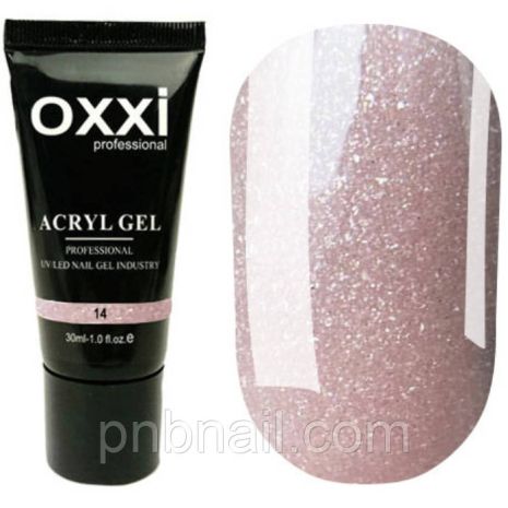 Acryl-Gel OXXI professional №14 с шиммером , 30 мл