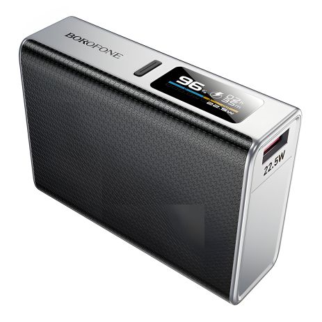 Повербанк Borofone BJ72 Energy, 22.5W, PD20W, 10000 mAh, Сірий