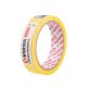 Стрічка малярна 25мм, 20м, жовта INTERTOOL DM-2520